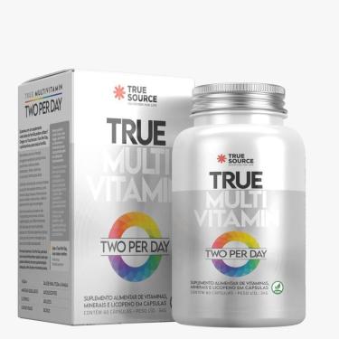 Imagem de MULTIVITAMINICO TWO PER DAY 60 CAPS. - TRUE SOURCE-Unissex
