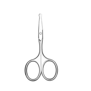 Imagem de Tesoura de cutícula, aparador de sobrancelhas, cortador de unhas curvo, removedor de cutículas, ferramentas profissionais de manicure, b