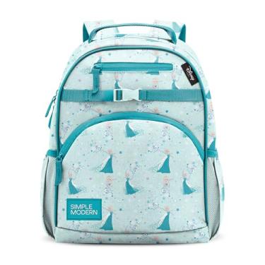 Imagem de Simple Modern Mochila infantil da Disney para meninos e meninas | Mochila infantil de jardim de infância | Coleção Fletcher | 12 litros (38 cm de altura) Frozen: Floco de neve da Elsa, Frozen: Floco de neve da Elsa, 12 Liter, Infantil - 12L