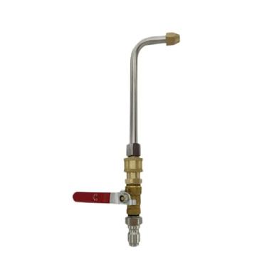 Imagem de WeiLaiKeQi Válvula de mangueira para lavadora de alta pressão, conexão rápida, haste curva, acessório de fixação de alto desempenho, eficiente e fácil de usar,