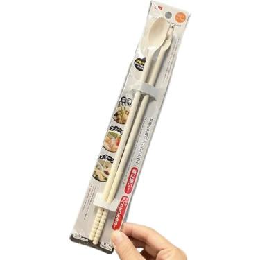 Imagem de Pauzinhos de silicone com colher e garfo medidores, fritura segura, panela quente, colher de tempero, colher medidora, garfo de sobremesa, garfo de frutas, garfo de palito (rosa (colher de cauda +