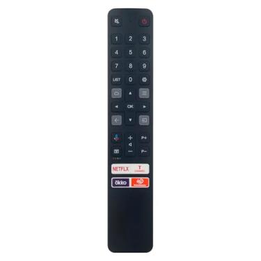 Imagem de ECONTROLLY RC901V FMRD Controle remoto de substituição por voz compatível com TCL 06-BTZNYY-NRC901V Smart LCD LED TV 32s527