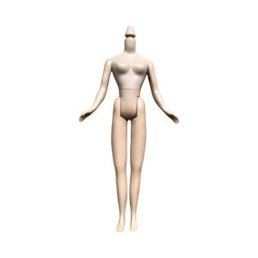 Imagem de Cabeças De Boneca Licca Careca Fofas Para Crianças DIY Maquiagem Práti