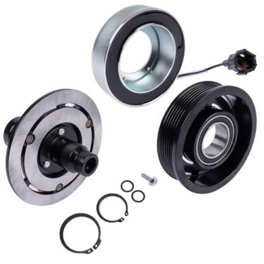 Imagem de TEKKOAUTO Substituição do kit de embreagem do compressor AC para Nissan Versa 2011 1.6L Versa 2010-2012 1.8L Cube 2009-2013 1.8L 92600CJ63A 92600CJ63D