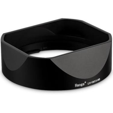 Imagem de Haoge Para-sol baioneta de lente quadrada de metal para Voigtlander 35 mm F2 35 mm F1.5 28 mm F2.0 Tipo I e II Ultron Aspherical Vintage Line Leica VM Mount Lens LH-VM13P-NB Substitui LH-12 LH-4N