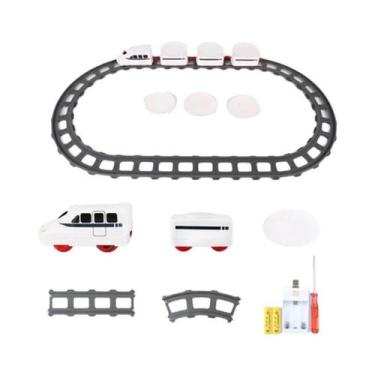 Imagem de Trem Elétrico De Sushi Para Meninas, Brinquedo De Pista Giratória, Car