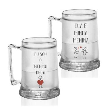 Imagem de Kit 2 Canecas Gel Casal - Para Dia Dos Namorados - Krystalon