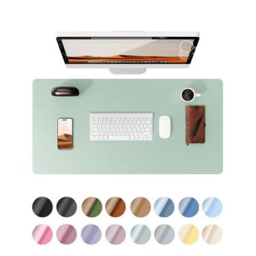 Imagem de Almofada de mesa Ysagi Protetor de couro impermeável 90x45cm verde pál