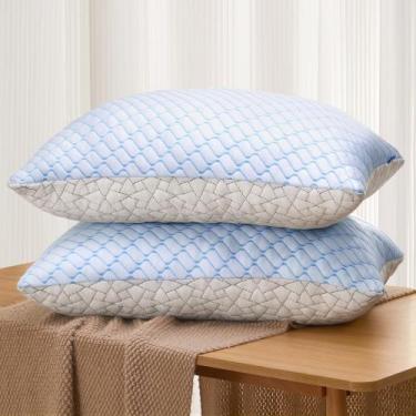 Imagem de Conjunto Queen Size de Almofadas Puredown com 2 espumas viscoelásticas
