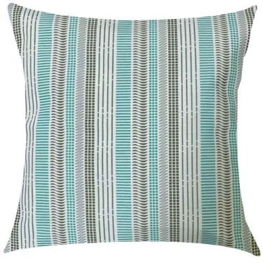Imagem de Capa de Almofada Detalhes Tiffany Impermeável 45x45cm - Sua Casa Decor