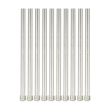 Imagem de Brocas de serra com orifício de vidro revestido com diamante uxcell para azulejo de cerâmica 10 peças, a16121200ux0992, 3mm