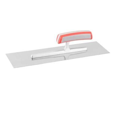 Imagem de Ioensy Desempenadeira de gesso, desempenadeira de ladrilhos, cabo antiderrapante, ferramenta de construção, plana para drywall, revestimentos de piscinas, 35cmx9.5cm