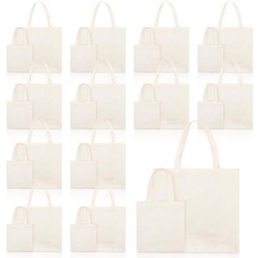 Imagem de Sacola Amylove Mini Sublimation Blank Canvas, 12 unidades