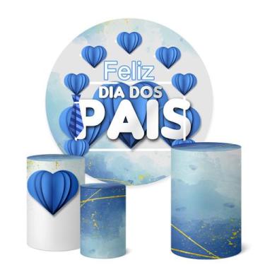 Imagem de Trio Capas Cilindro Painel Sublimado 1,50m Dia dos Pais - Fadrix, K1PA