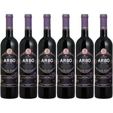 Imagem de Vinho Tinto Seco Merlot Casa Perini Arbo 750ml Caixa c/ 6un