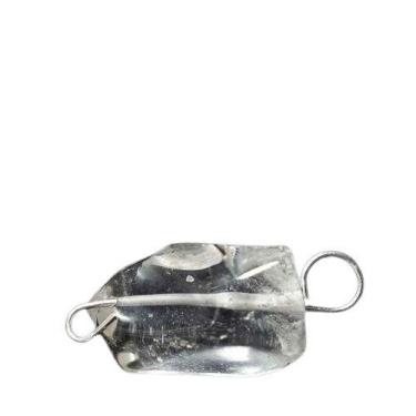 Imagem de Cristal Rolada Natural Para Pingente ou Colar Furo Horizontal - Crista