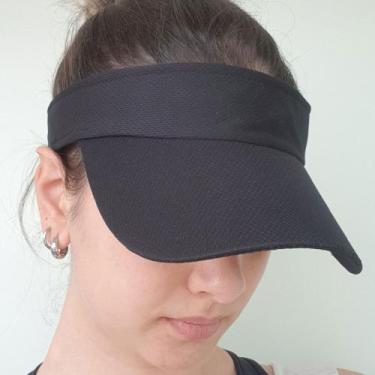 Imagem de Viseira esportiva feminina corrida caminhada praia sol color - Kca, Pr