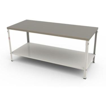 Imagem de Mesa Bancada Apoio Panificadora Desmontável 190l X 90p X 87a M-190 - B