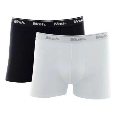 Imagem de Kit 2 Cuecas Boxer Mash 110.04 Adulto Original Algodão, P, Sortido