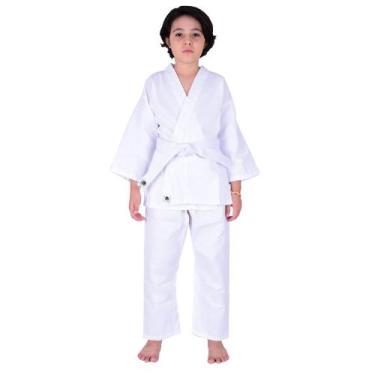 Imagem de Kimono Karate Infantil MKS, Branco, 130