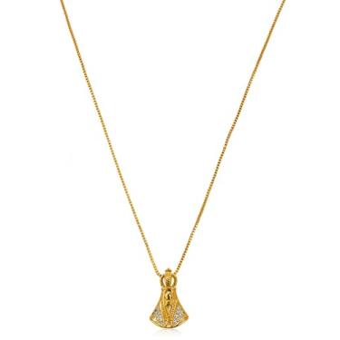 Imagem de Colar Feminino De Moeda Antiga Banhado A Ouro 18k - Presente Para: Dia Das Mães, Mulheres, Namorada, Noiva (Branca)