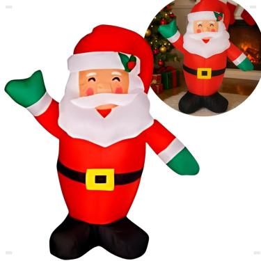 Imagem de Papai Noel Inflavel Grande 1 Metro Decoraçao Natal
