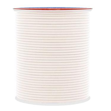 Imagem de Mandala Crafts Cordão elástico branco de 1 mm para fabricação de joias - 100 m cordão elástico redondo para fazer pulseiras - cordão elástico para artesanato com miçangas