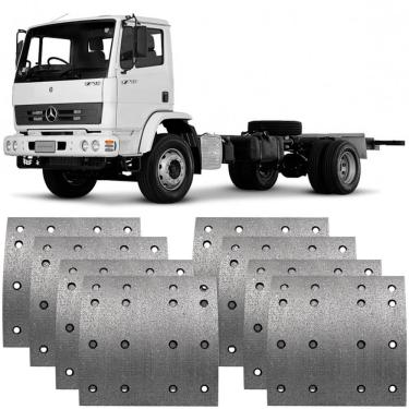 Imagem de Lona Freio Dianteira Traseira Mercedes Benz 1720 97 a 2005