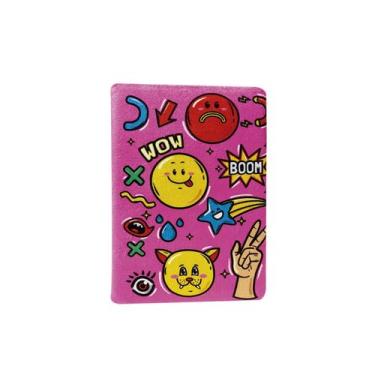 Imagem de Caderno Diário Pelúcia Fofo Infantil Capa Dura Agenda Anota - Polibrin