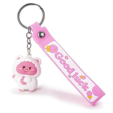 Imagem de Chaveiro 3D Gamer Feminino Com Argola Alça E Corrente Kawaii - TEX WEB