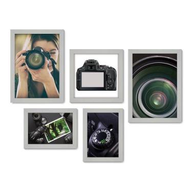 Imagem de Kit Com 5 Quadros Decorativos - Fotografia - Máquina Fotográfica - 183