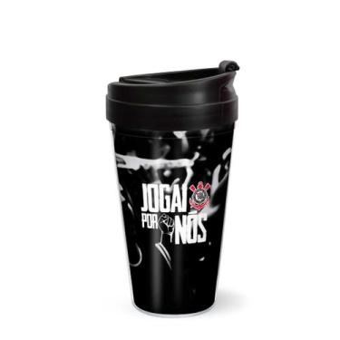 Imagem de Copo Viagem "Jogai Por Nós" Corinthians Licenciado - Sude