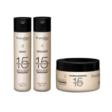 Imagem de kit da Acquaflora Sh, Cond, Máscara 15 Benefícios