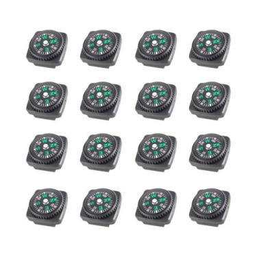 Imagem de Bússola Mini Portátil Com Óleo Para Pulso, 5, 10, 16 Peças Para Campin