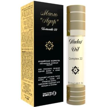 Imagem de DAN Pharm O óleo capilar HADAR contém uma combinação única e sofisticada de 22 tipos de óleos essenciais naturais altamente nutritivos e vitaminas vitais