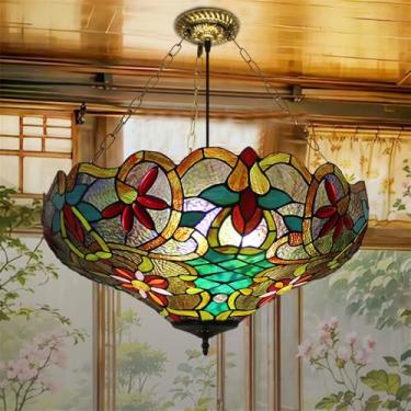 Imagem de Lâmpada Pingente De Vidro Colorido Contemporâneo Com Estilo Retro - Ideal Para Sala De Estar, Restaurante, Quarto, Hotel, Villa, Corredor, Café E Bar | Design Criativo LED (Um D60CM)