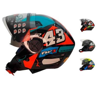Imagem de Capacete De Moto Aberto FW3 X Open Linha Completa com Diversos Modelos