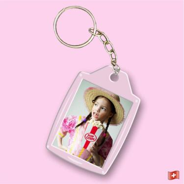Imagem de Chaveiro Acrilico 3X4 Identificador Porta Foto 80 Unid. Novo