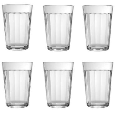 Imagem de Jogo 6 Copo Americano Em Vidro Long Drink 300Ml Nadir