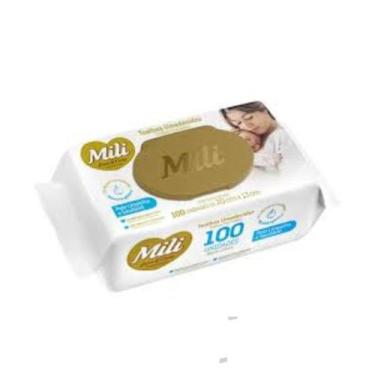 Imagem de Toalhas Umedecidas Mili Love & Care 100 unidades 20x13 cm