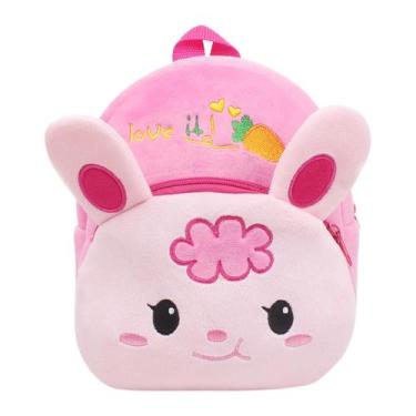 Imagem de Mochila infantil com padrão animal de desenho animado Bolsa escolar de