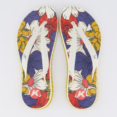 Imagem de Chinelo Kenner Ibiza Jardim Feminino Branco, 36