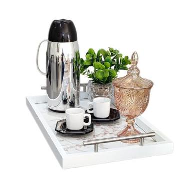 Imagem de Bandeja Café Manhã Decorativa Grande Moderna Ambiente Casa Sala Jantar