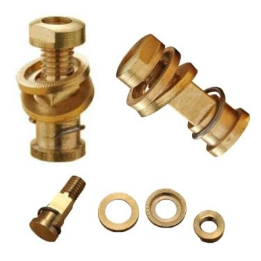 Imagem de TorSor Pacote com 3 tesouras de tecido, substituição de parafuso e porca, tesoura de costura de 25 cm, conjunto de eixo central para costureira, tesoura de alfaiate industrial, tesoura de costura de