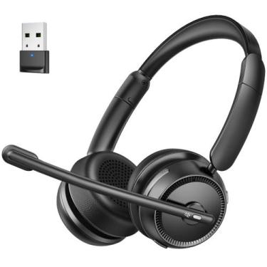 Imagem de Fone de ouvido Bluetooth Pointcinco AI com cancelamento de ruído