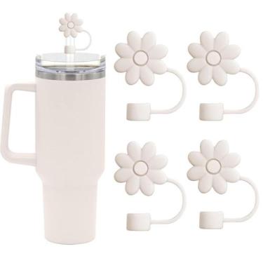 Imagem de Capas de palha e capas para copos Stanley de 900 e 1200 ml, 4 peças Sp