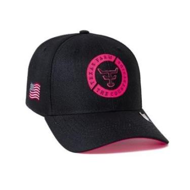Imagem de Bone Texas Farm - Tf689 - Preto/ Rosa Neon Único-Unissex
