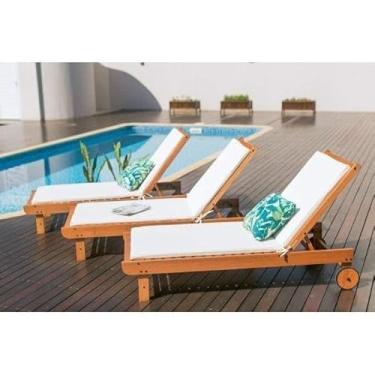Imagem de Espreguiçadeira Ipanema Mestra Móveis Polisten Jatobá