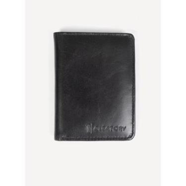 Imagem de Carteira em Couro Aleatory Fancy Preta-Masculino