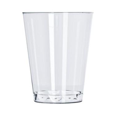 Imagem de 30 Copo Descartável de Festa 200ml Premium - AAZ, Translúcido Cristal